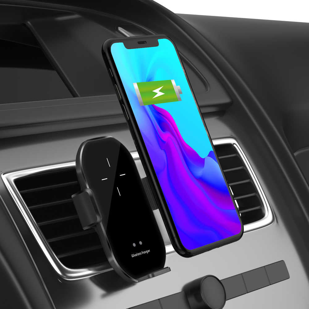 Wireless Holder Fast Charger Automatic sensor Car Mount Holder for iPhone Samsung 3 IN 1 Wireless Holder Fast Charger Automatic sensor Car Mount Holder for iPhone Samsung 3 IN 1